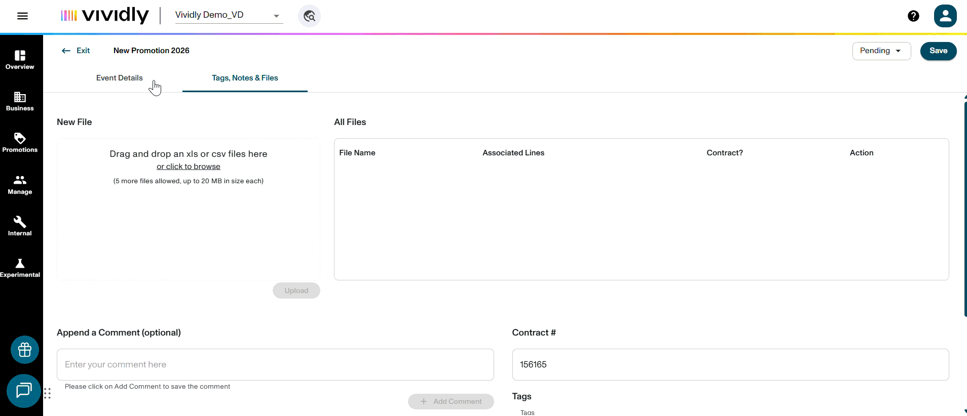 New UI STEP 4 - PROMO UPLOAD
