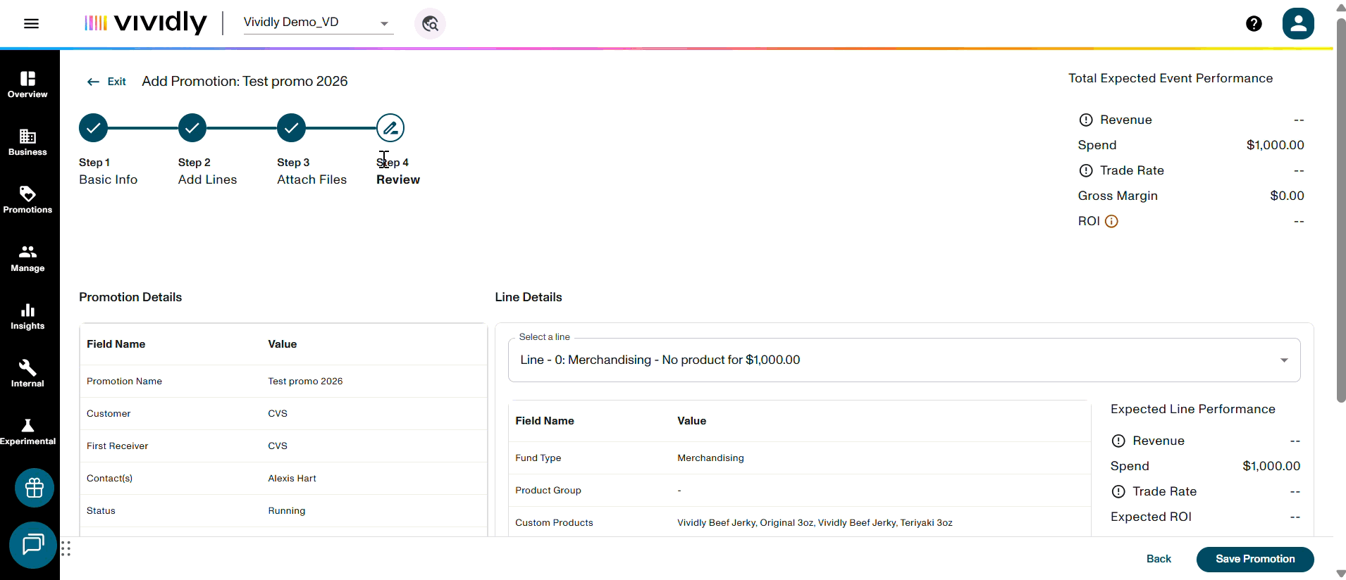 Old UI STEP 4 - PROMO UPLOAD