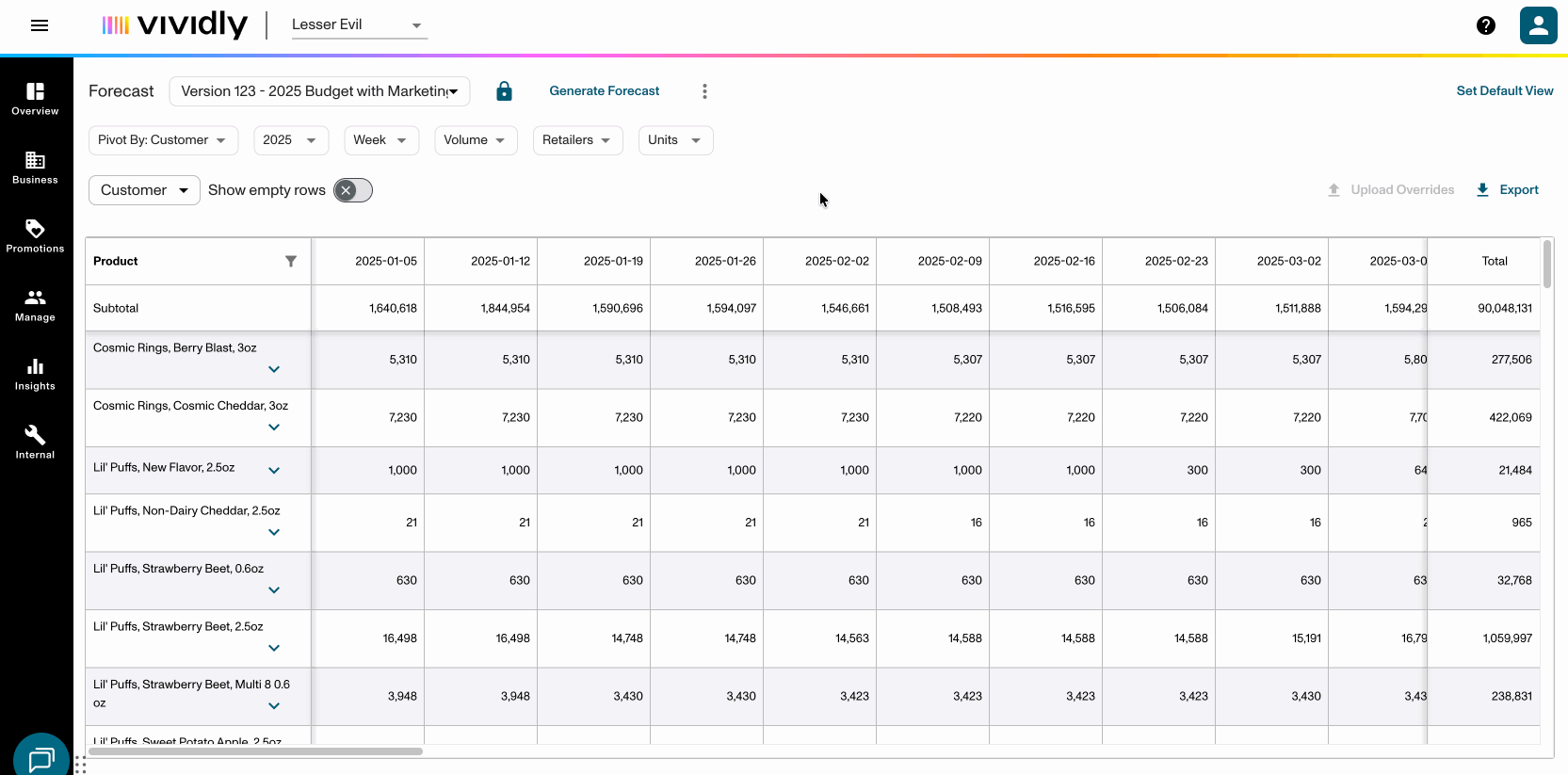 version comparison preview